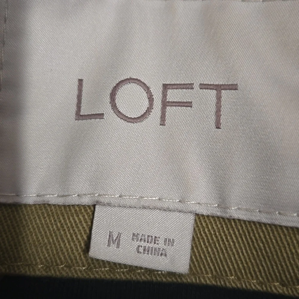Ann Taylor LOFT Olive Faux Fur Hooded Jacket - Picture 11 of 16